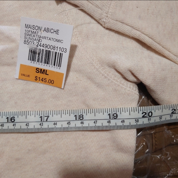 MAISON LABICHE Sun Sand Atomic Sweatshirt MADE IN PORTUGAL - Picture 4 of 4